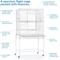 Show in main carousel: Prevue Pet Products Powder Coated Steel Construction Flight Bird Cage with Stand, White slide 3 of 10