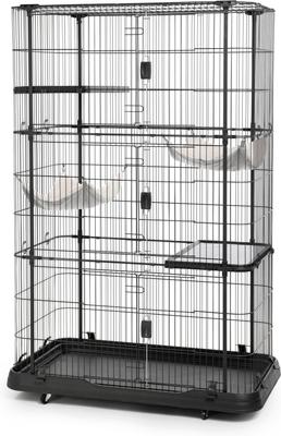 Show full view: Prevue Pet Products Premium Cat Cage Playpen, Black slide 2 of 11