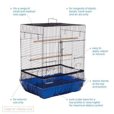 Show full view: Prevue Pet Products Seed Catcher Cage Skirt, Color Varies, Medium slide 3 of 10