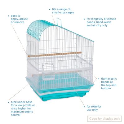 Show full view: Prevue Pet Products Seed Catcher Cage Skirt, Color Varies, Small slide 3 of 10