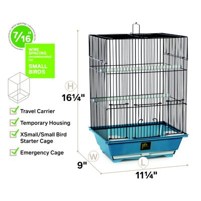 Show full view: Prevue Pet Products Small Bird Cage, Blue slide 2 of 2