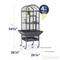 Show in main carousel: Prevue Pet Products Small Dome Top Bird Cage, Black slide 2 of 10