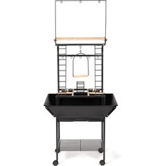 Prevue Pet Products Small Parrot Playstand, Black Hammertone