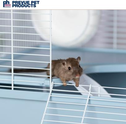 Show full view: Prevue Pet Products Small Pet Haven 3-Story Deluxe Small Pet Cage, Blue slide 8 of 9