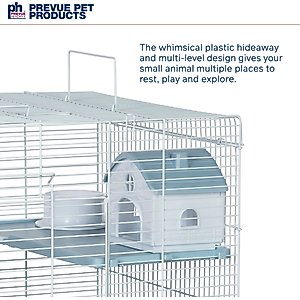 Prevue Pet Products Small Pet Haven 3-Story Deluxe Small Pet Cage, Blue