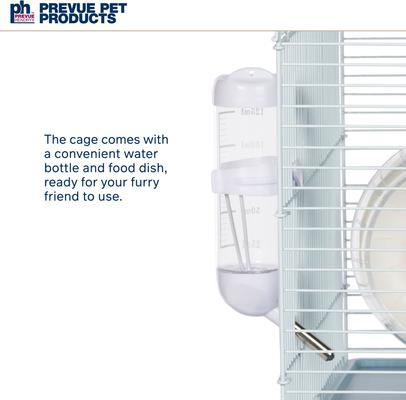 Show full view: Prevue Pet Products Small Pet Haven 3-Story Deluxe Small Pet Cage, Blue slide 5 of 9