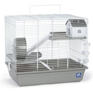Prevue Pet Products Small Pet Haven 3-Story Small Pet Cage, Gray