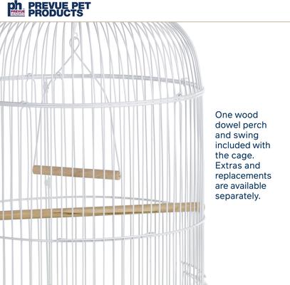 Show full view: Prevue Pet Products Small Round Bird Cage, Green slide 4 of 10