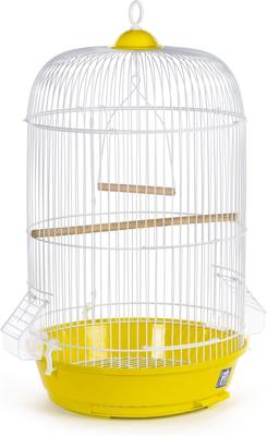 Show full view: Prevue Pet Products Small Round Bird Cage, Yellow slide 1 of 10