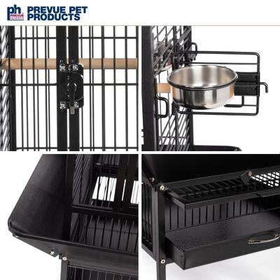 Show full view: Prevue Pet Products Small Select Parrot Cage, Black slide 5 of 10