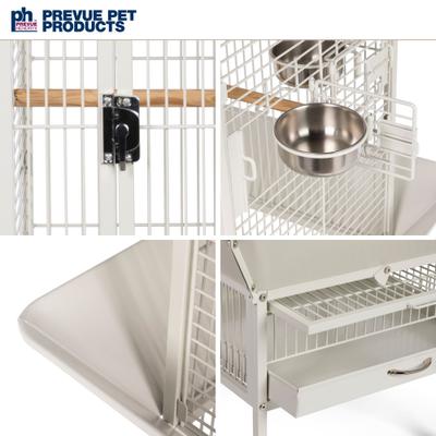 Show full view: Prevue Pet Products Small Select Parrot Cage, Chalk White slide 5 of 10