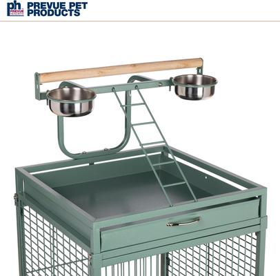 Show full view: Prevue Pet Products Small Select Parrot Cage, Sage Green slide 4 of 10