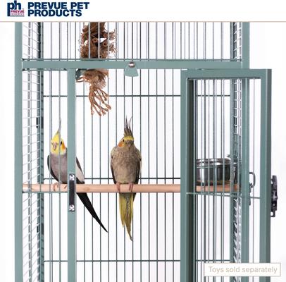 Show full view: Prevue Pet Products Small Select Parrot Cage, Sage Green slide 8 of 10