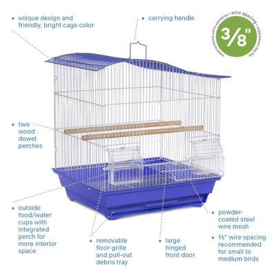 Show full view: Prevue Pet Products Soho Wave Top Roof Bird Cage slide 6 of 9