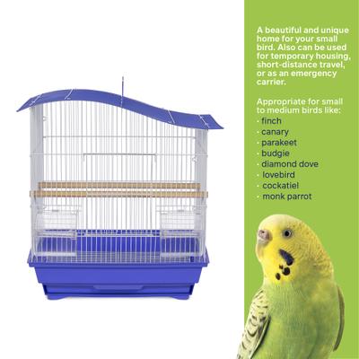 Show full view: Prevue Pet Products Soho Wave Top Roof Bird Cage slide 7 of 9