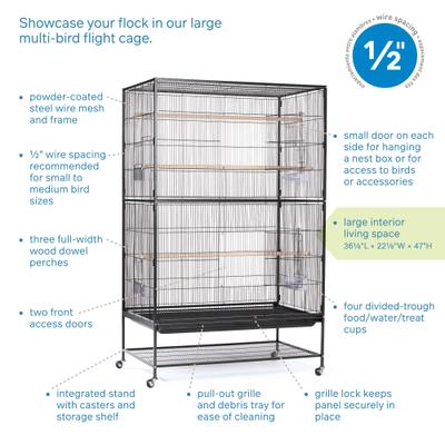 Show full view: Prevue Pet Products Stand Flight Bird Cage slide 3 of 10