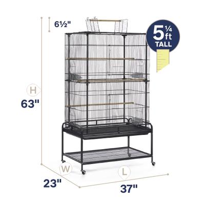 Show full view: Prevue Pet Products Stand & Playtop Flight Bird Cage slide 2 of 9