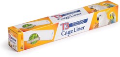 Prevue Pet Products T3 Antimicrobial Protected Paper Bird & Small Animal Cage Liner, 14.5 in x 25 ft