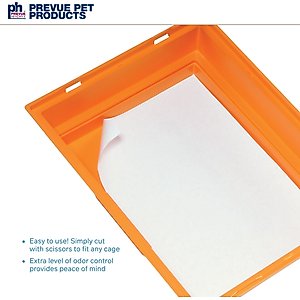 Prevue Pet Products T3 Antimicrobial Protected Paper Bird & Small Animal Cage Liner, 18 in x 100 ft