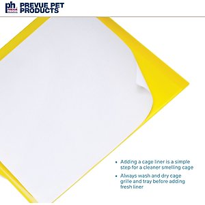 Prevue Pet Products T3 Antimicrobial Protected Paper Bird & Small Animal Cage Liner, 18 in x 100 ft
