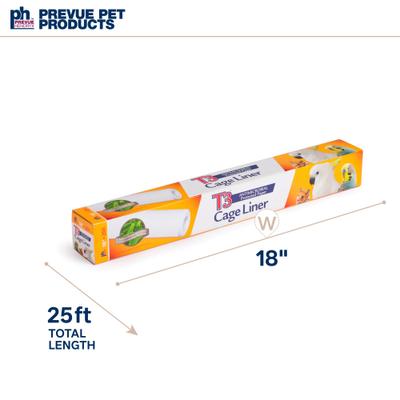 Show full view: Prevue Pet Products T3 Antimicrobial Protected Paper Bird & Small Animal Cage Liner, 18 in x 25 ft slide 6 of 11