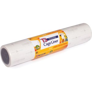 Prevue Pet Products T3 Antimicrobial Protected Paper Bird & Small Animal Cage Liner, 21.5 in x 100 ft