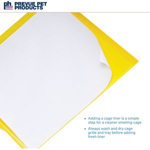 Prevue Pet Products T3 Antimicrobial Protected Paper Bird & Small Animal Cage Liner, 21.5 in x 100 ft