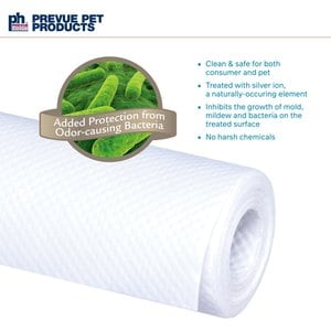 Prevue Pet Products T3 Antimicrobial Protected Paper Bird & Small Animal Cage Liner, 9 in x 25 ft