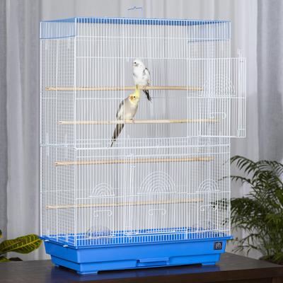 Show full view: Prevue Pet Products Tall Flight Bird Cage, Blue slide 3 of 4