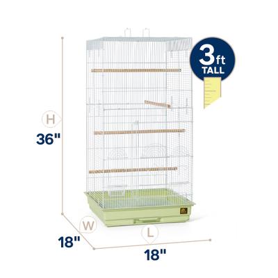 Show full view: Prevue Pet Products Tall Tiel Bird Cage, Green slide 2 of 10