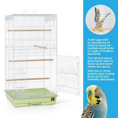 Show full view: Prevue Pet Products Tall Tiel Bird Cage, Green slide 7 of 10