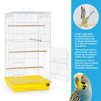 Show full view: Prevue Pet Products Tall Tiel Bird Cage, Yellow slide 7 of 10