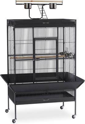 Show full view: Prevue Pet Products Wrought Iron Select Bird Cage, Black Hammertone slide 1 of 6