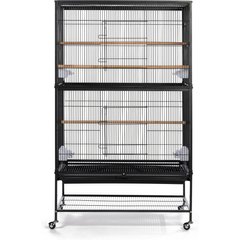 Prevue Pet Products Wrought Iron Small & Medium Birds Flight Cage, Black Hammertone