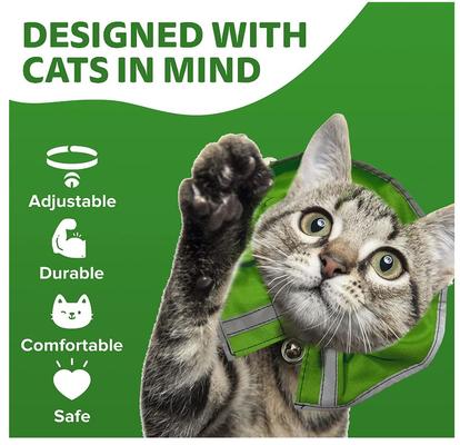 Show full view: Prey Saver Break Away Cat Collar, One Size, Loud Lime slide 3 of 6