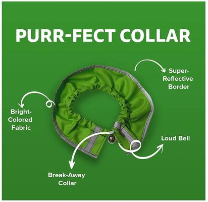 Show full view: Prey Saver Break Away Cat Collar, One Size, Loud Lime slide 5 of 6