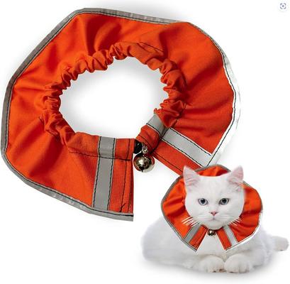 Show full view: Prey Saver Break Away Cat Collar, One Size, Outrageous Orange slide 1 of 6