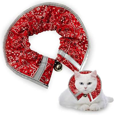 Show full view: Prey Saver Break Away Cat Collar, One Size, Red Bandana slide 1 of 7