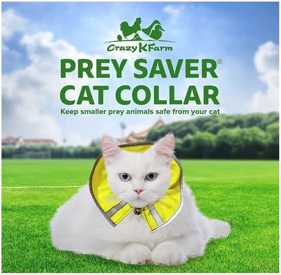 Show full view: Prey Saver Break Away Cat Collar, One Size, Sunshine Yellow slide 2 of 6