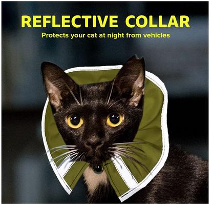 Show full view: Prey Saver Break Away Cat Collar, One Size, Sunshine Yellow slide 4 of 6