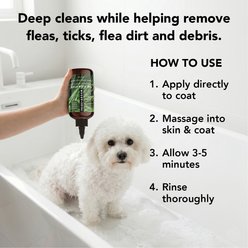 Pride+Groom The FLEA+TICK Natural Plant Based Dog Flea & Tick Shampoo, 16-fl oz bottle slide 2 of 8