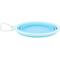 Show in main carousel: Prima Pets Collapsible Silicone Travel Dog & Cat Bowl with Carabiner, Aqua, 5-cup slide 4 of 8