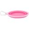 Show in main carousel: Prima Pets Collapsible Silicone Travel Dog & Cat Bowl with Carabiner, Large, Pink slide 4 of 8