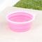 Show in main carousel: Prima Pets Collapsible Silicone Travel Dog & Cat Bowl with Carabiner, Large, Pink slide 6 of 8