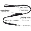 Show in main carousel: Prima Pets Dual-Handle Reflective Dog Leash, Medium, 4-ft, Black slide 2 of 10