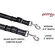 Show in main carousel: Prima Pets Dual-Handle Reflective Dog Leash, Medium, 4-ft, Black slide 3 of 10