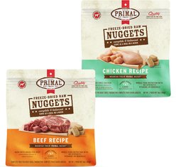Primal Beef Formula + Chicken Formula Nuggets Freeze-Dried Dog Food
