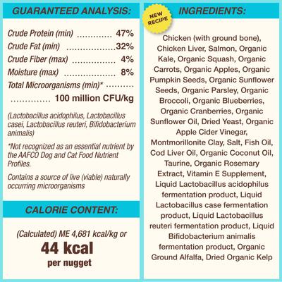 Show full view: Primal Chicken & Salmon Formula Nuggets Grain-Free Raw Freeze-Dried Cat Food, 5.5-oz bag slide 7 of 11