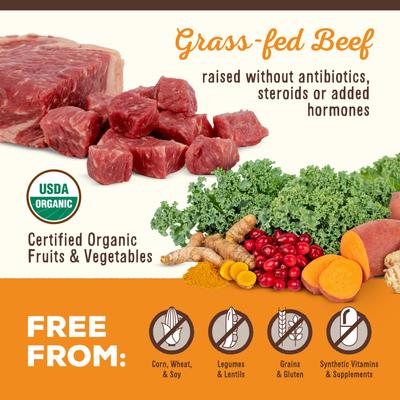 Show full view: Primal Cupboard Cuts Beef Grain-Free Freeze-Dried Raw Dog Food Topper, 18-oz bag slide 5 of 11