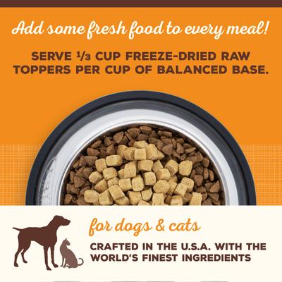 Show full view: Primal Cupboard Cuts Beef Grain-Free Freeze-Dried Raw Dog Food Topper, 3.5-oz bag slide 9 of 11